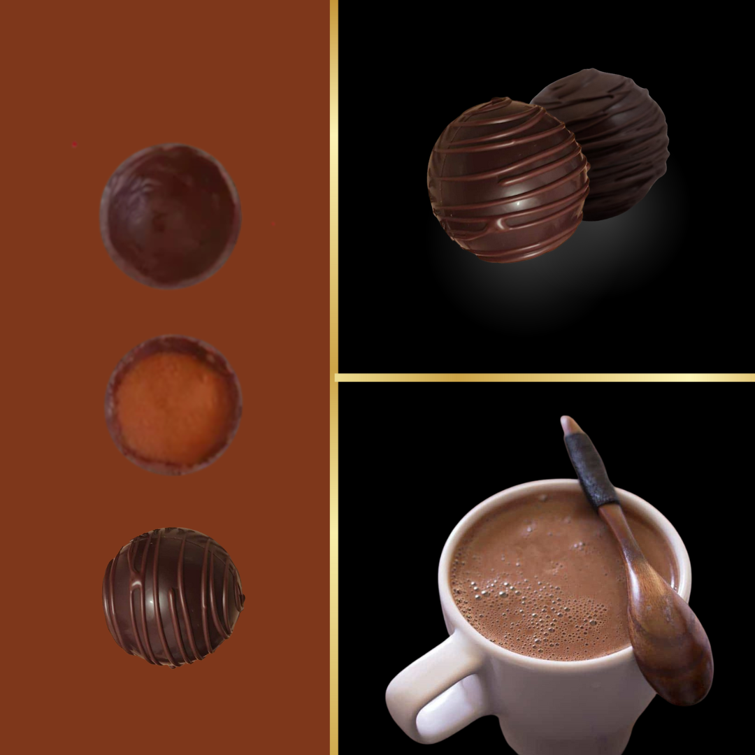 Bombes Chocolat chaud | en trio